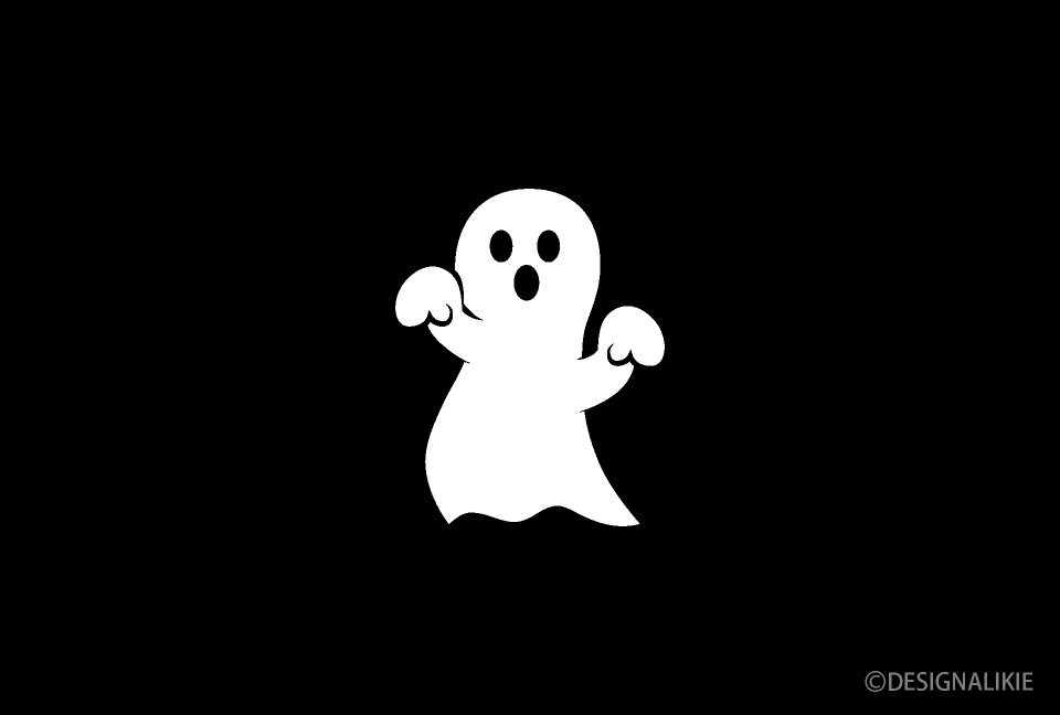 Tarjeta de Halloween de silueta de bruja de niña
