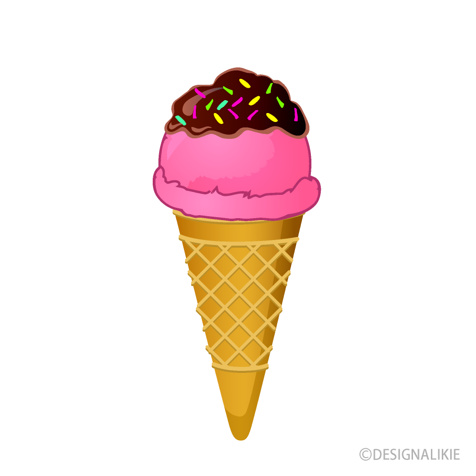 Chocolate Pink Ice Cream
