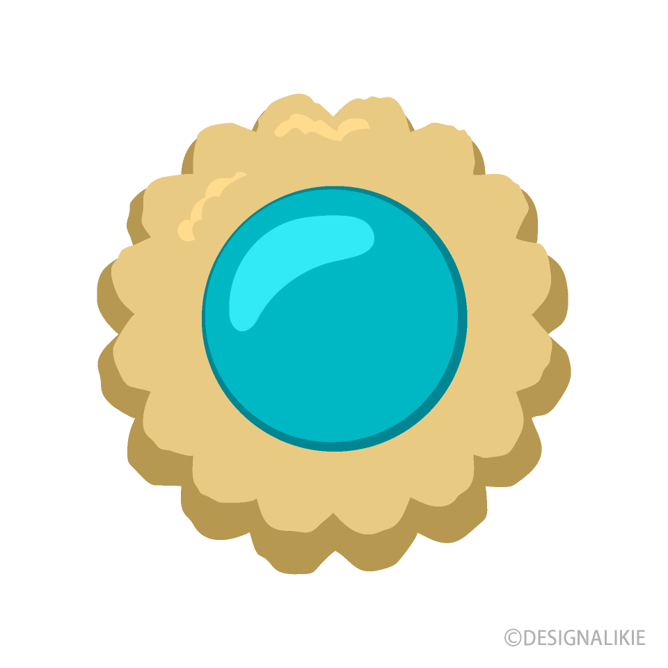 Blue Flower Cookie