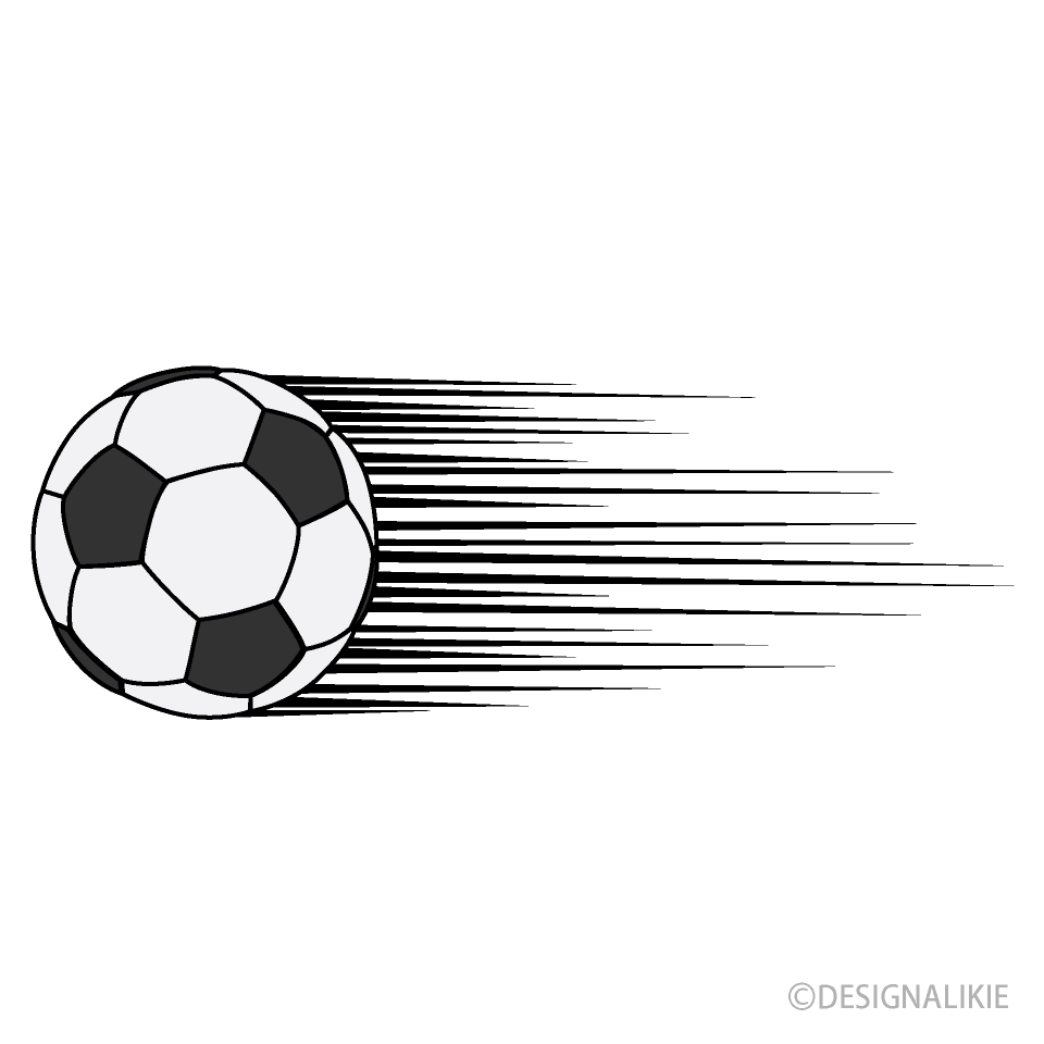 Shot Soccer Ball