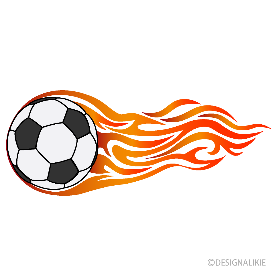 Burning Soccer Ball