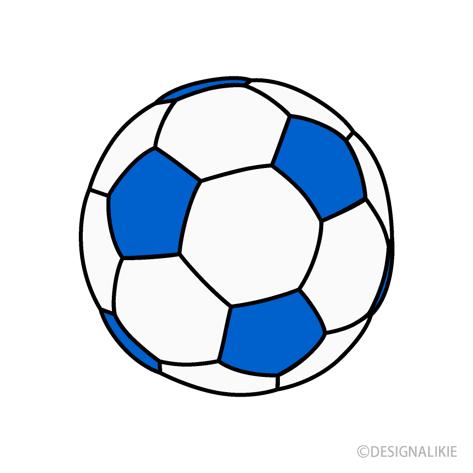 Blue Soccer Ball