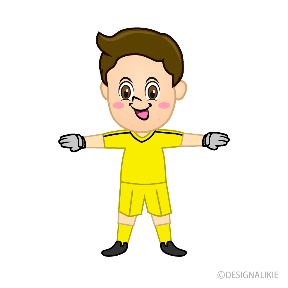 Smiling Boy Goalkeeper