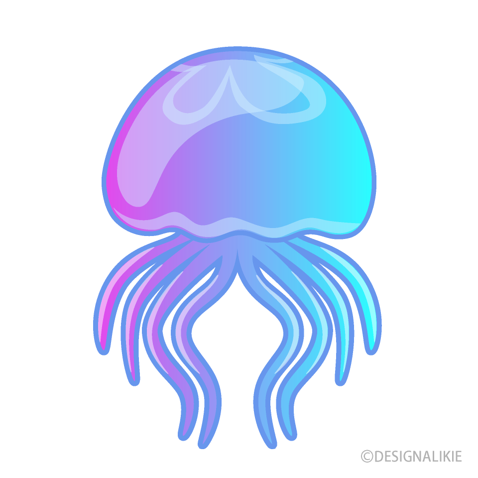 Beautiful Jellyfish Swimming