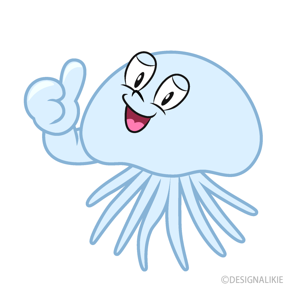 Thumbs up Jellyfish