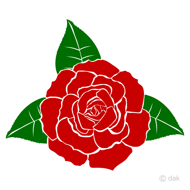 Red Rose Silhouette