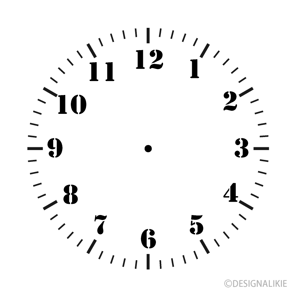 Clock Face Transparent