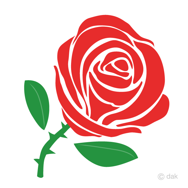 Simple Red Rose