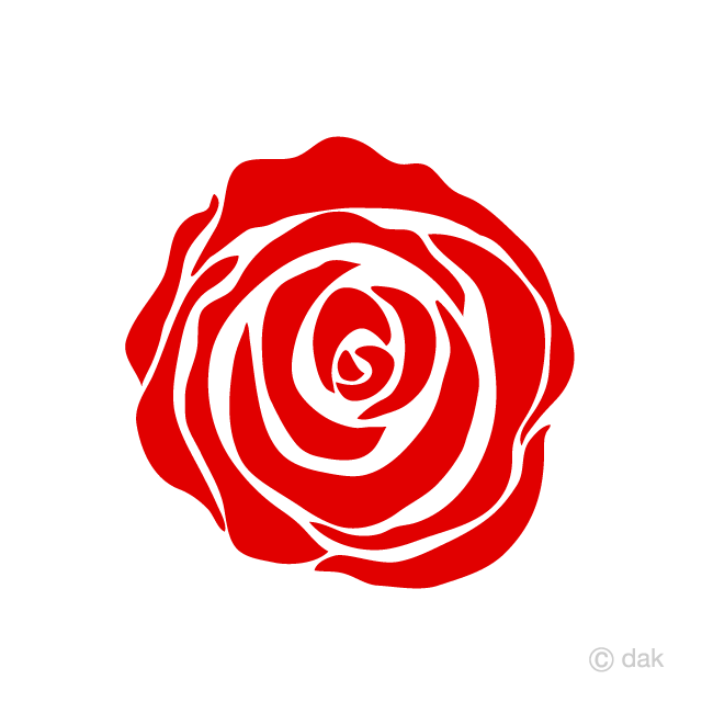 Only Simple Red Rose Flower