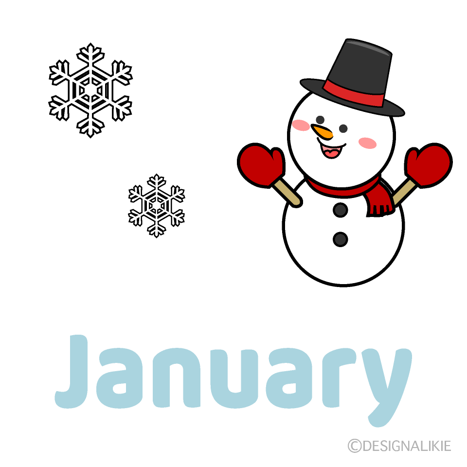 Cute Snowman January