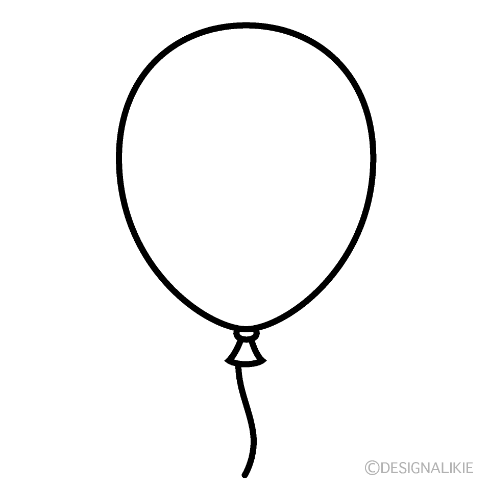 Balloon Black and White