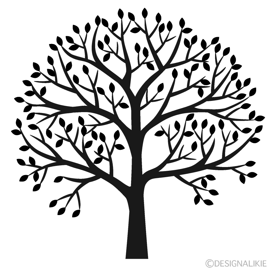 Small Leaf Tree Silhouette