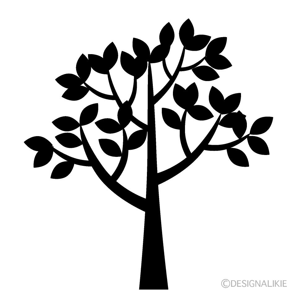 Few Leaves Silhouette