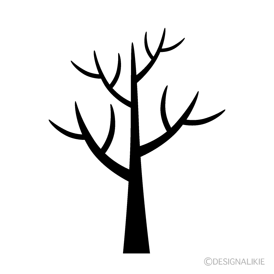 Tree without Leaves Silhouette