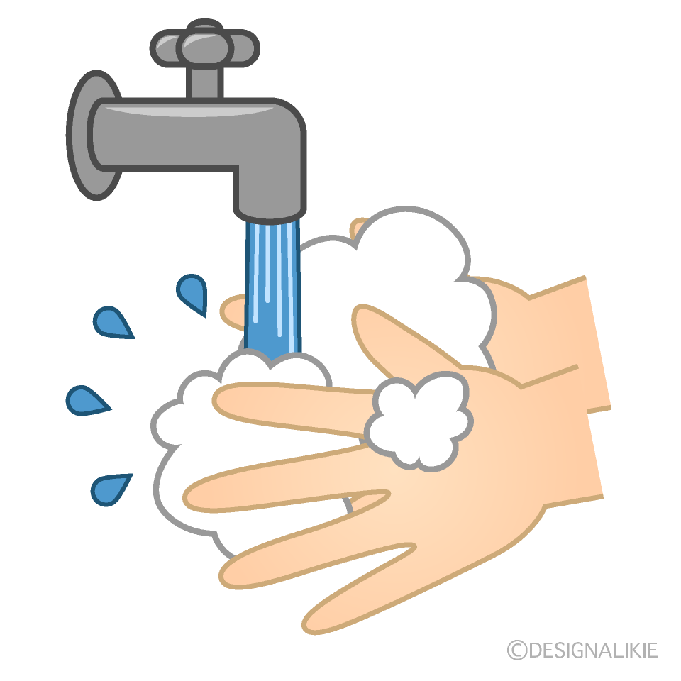 Washing Hands with Water