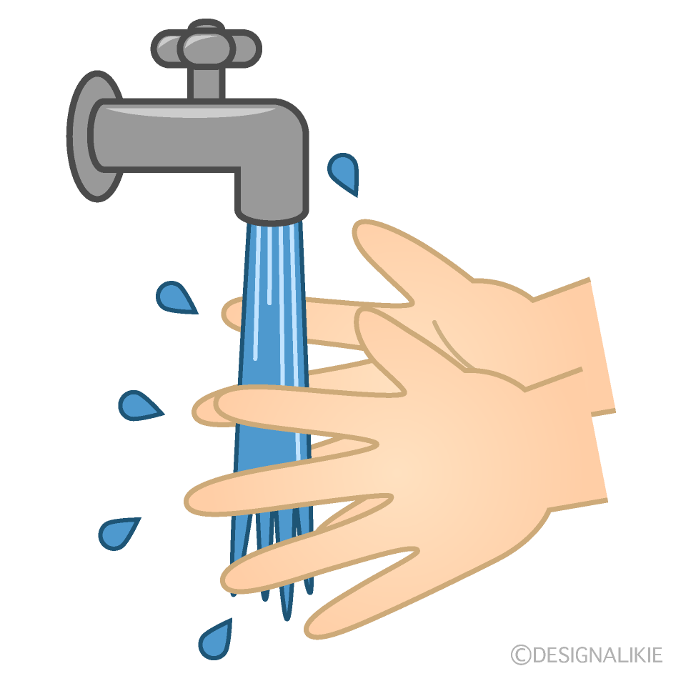 Washing Hands in Water