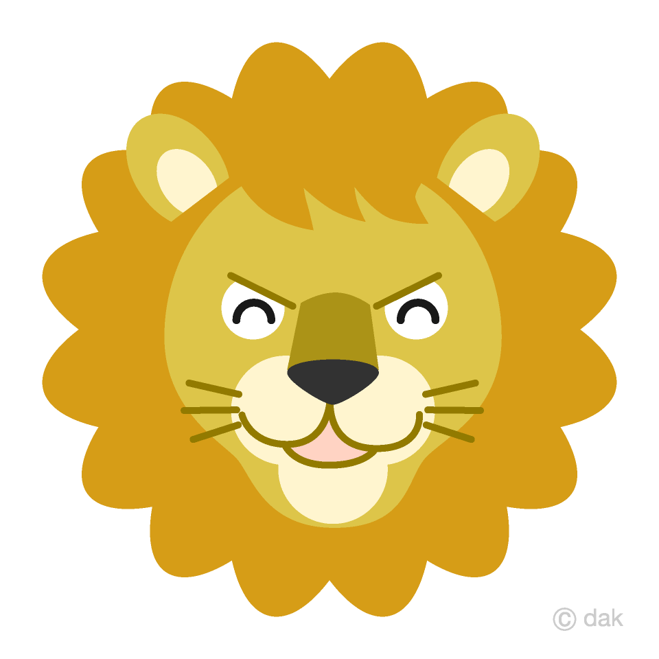 Smile Lion Face
