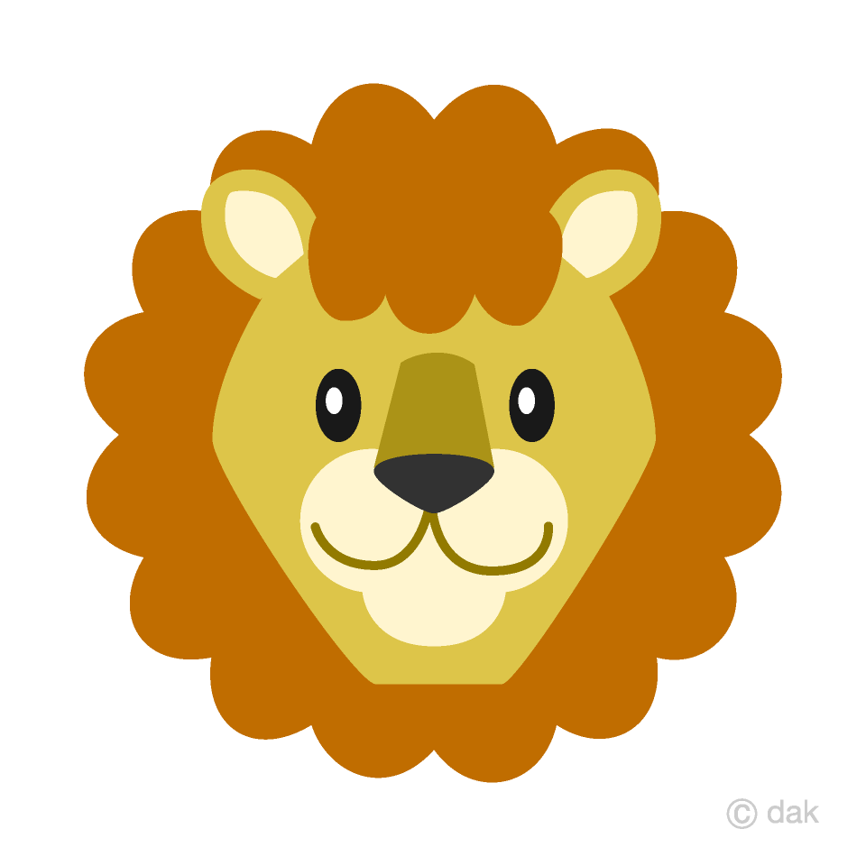 Simple Lion Face