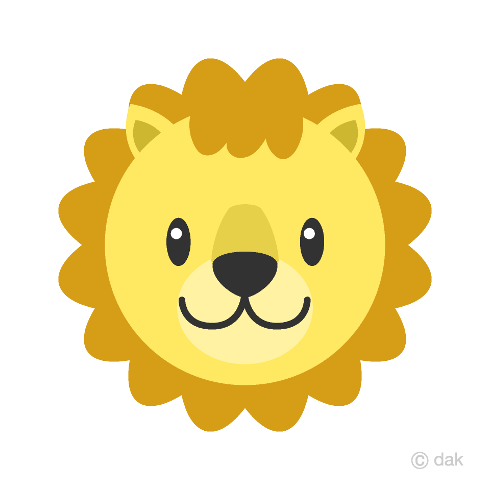 Cute Lion Face