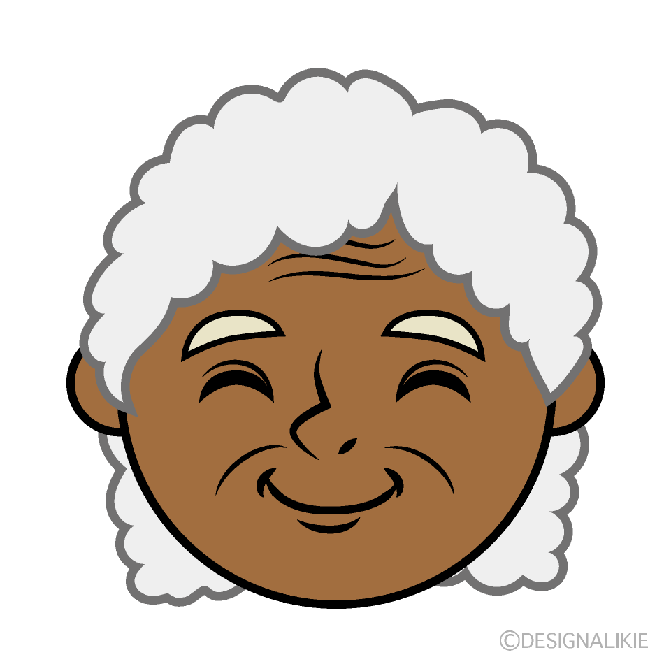 Smiley Grandma Face