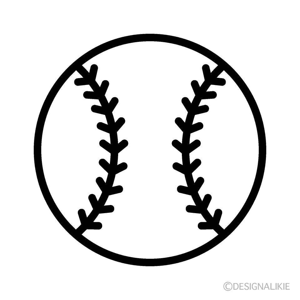 Black and White Baseball