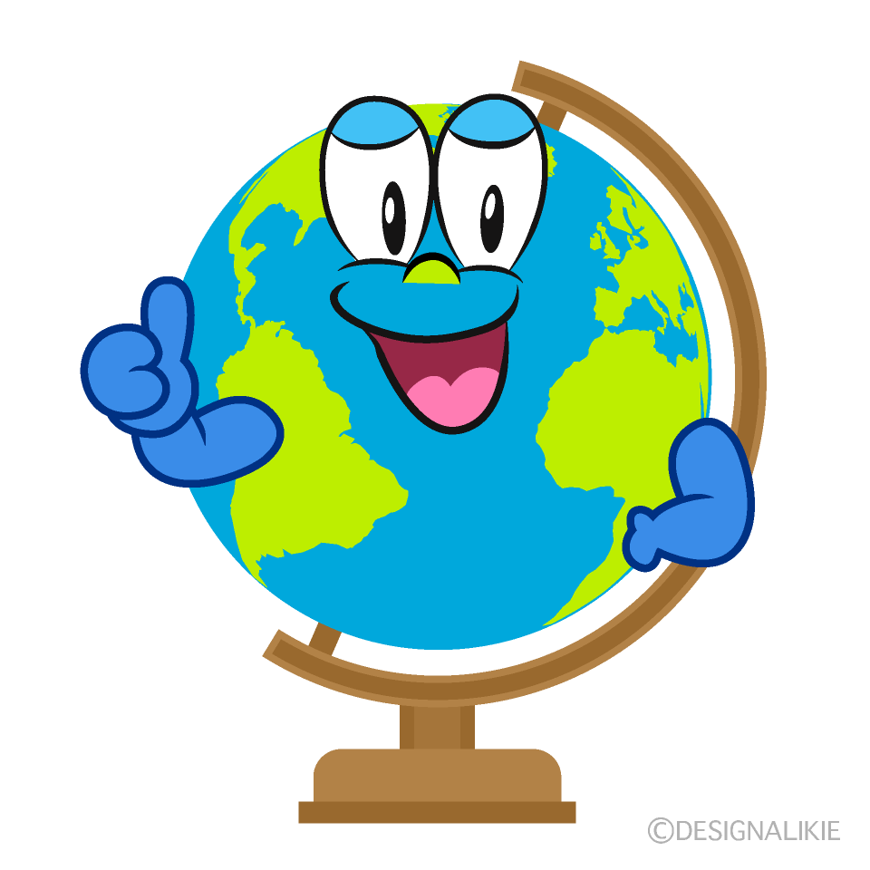 Thumbs up Globe