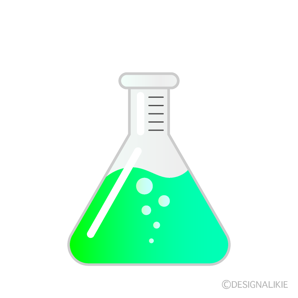 Erlenmeyer Flask with Liquid