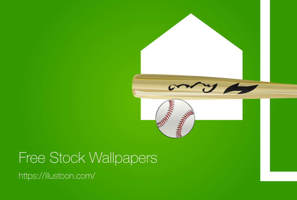 Hits Baseball with Bat fondo de pantalla
