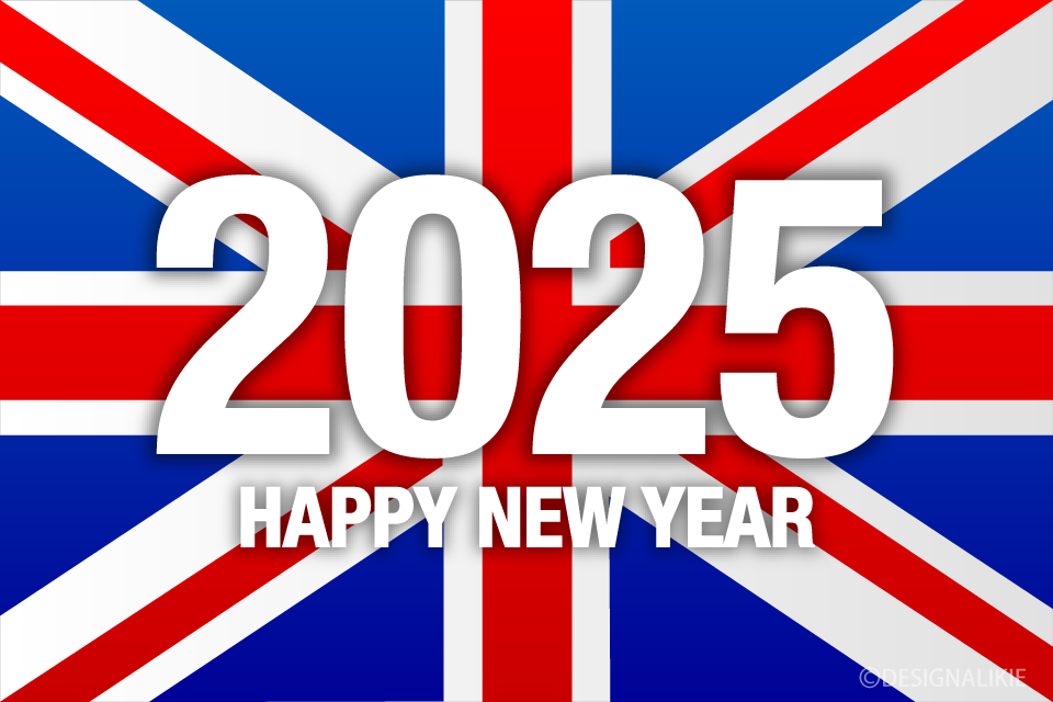 Happy New Year 2025 on United Kingdom