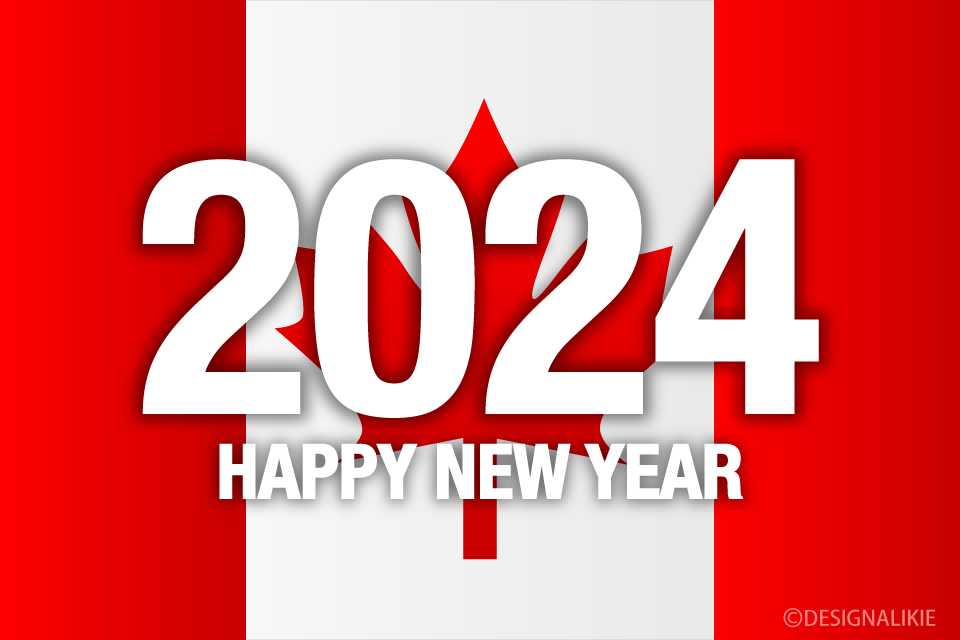 Happy New Year 2024 on Canada