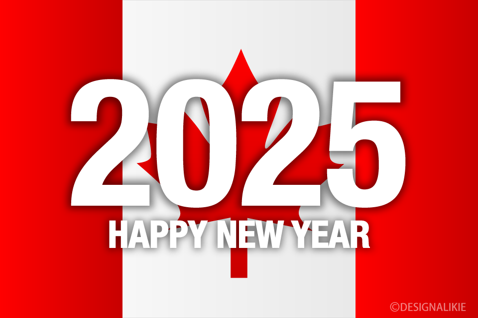 Happy New Year 2025 on Canada