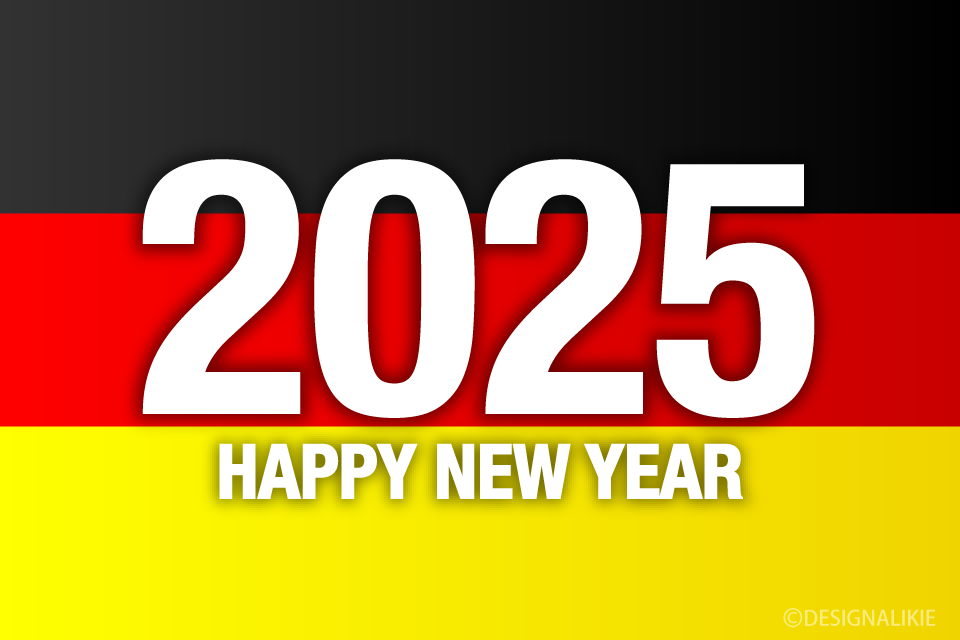 Happy New Year 2025 on Germany