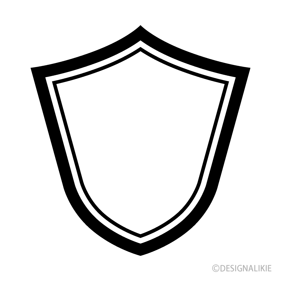 Shield Black and White