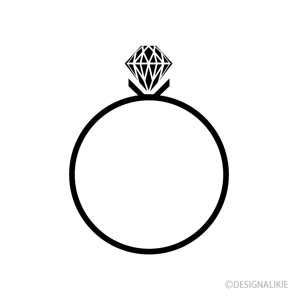 Diamond Ring Silhouette