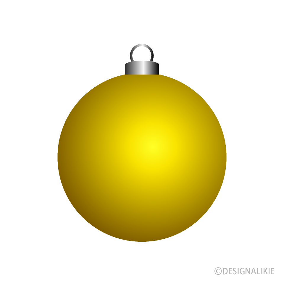 Gold Christmas Ornament