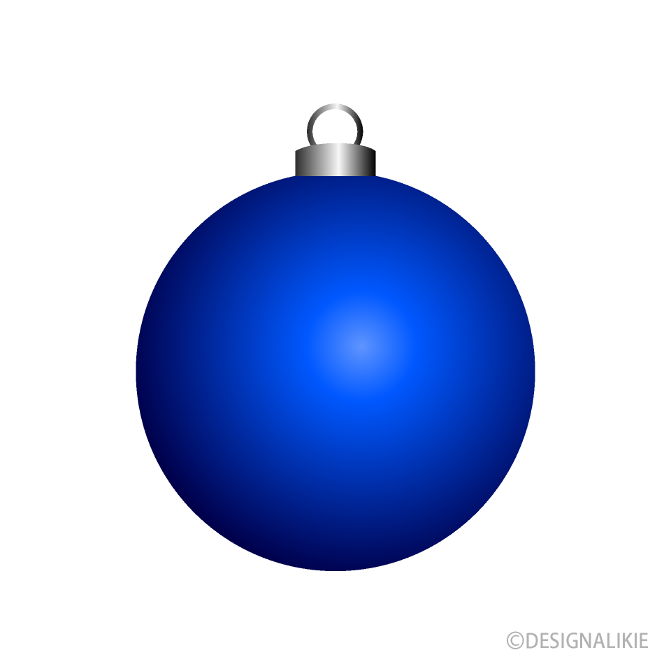 Blue Christmas Ornament