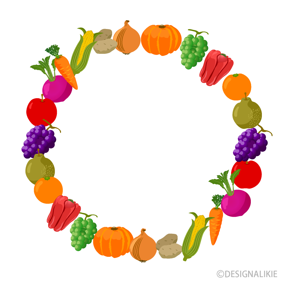 Vegetables Wreath