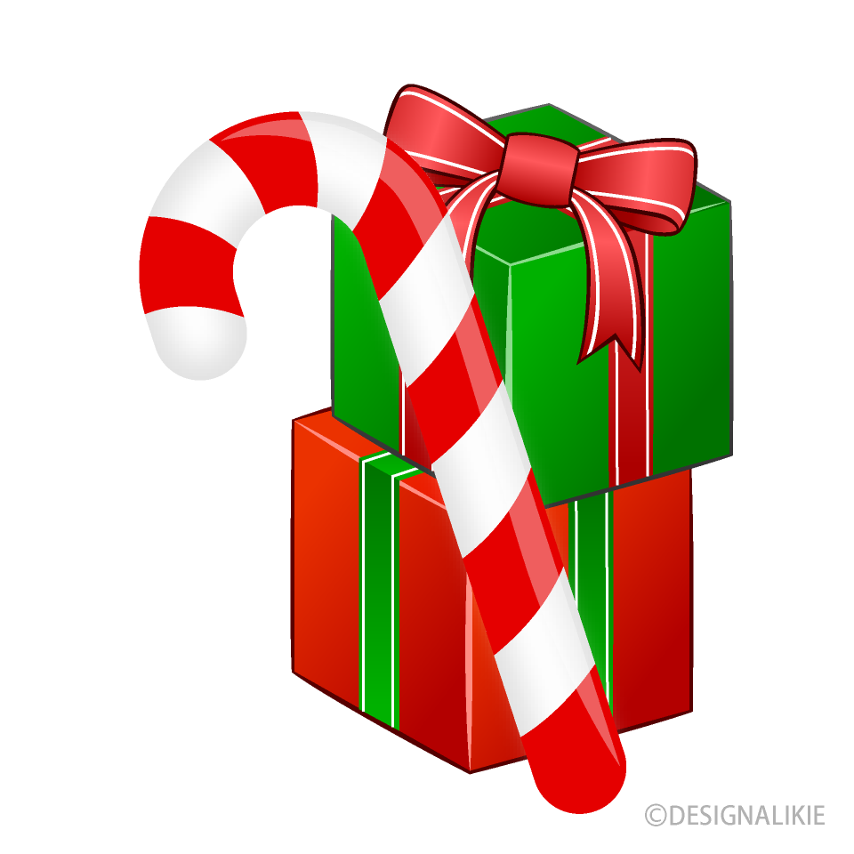 Candy Canes with Present Boxs