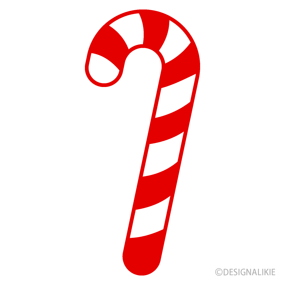 Candy Cane Silhouette