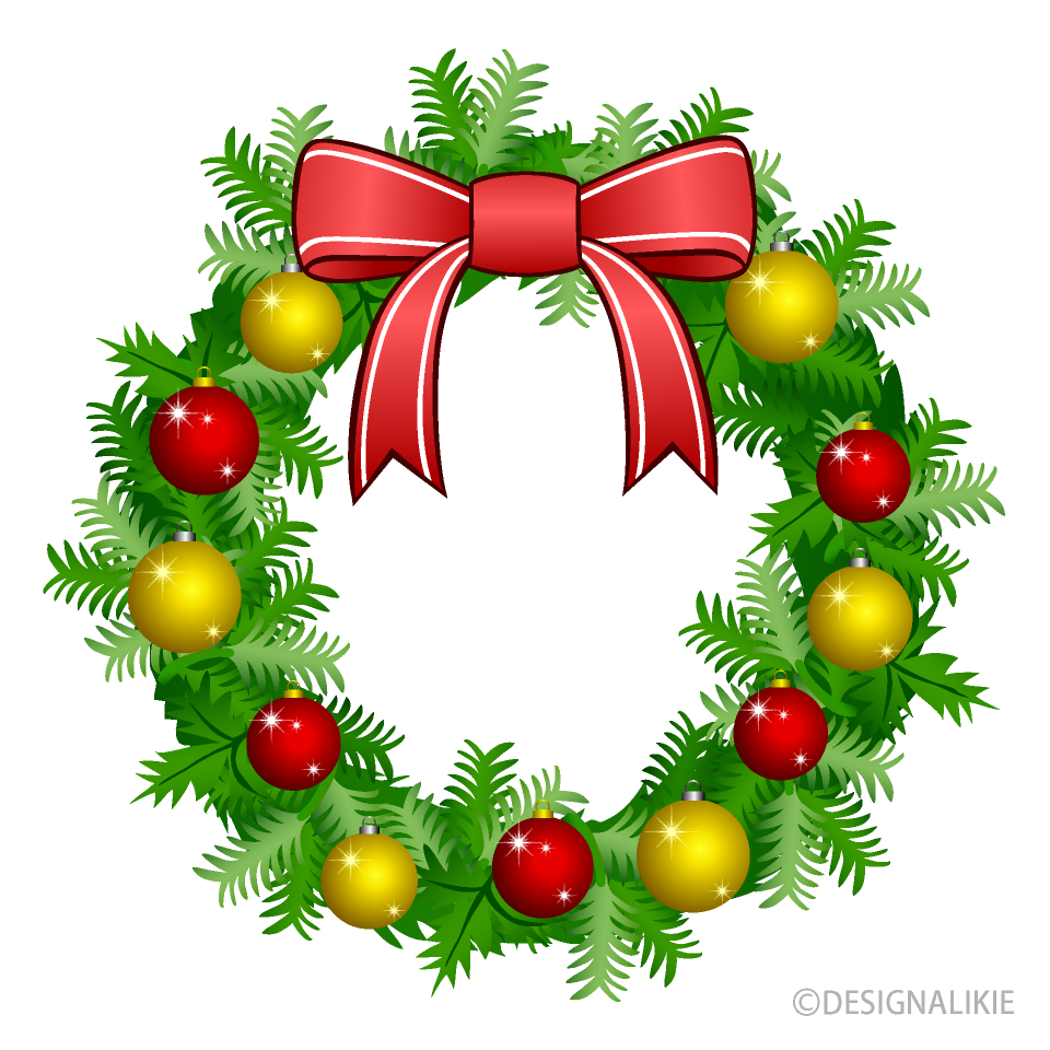 Christmas Wreath with Bow