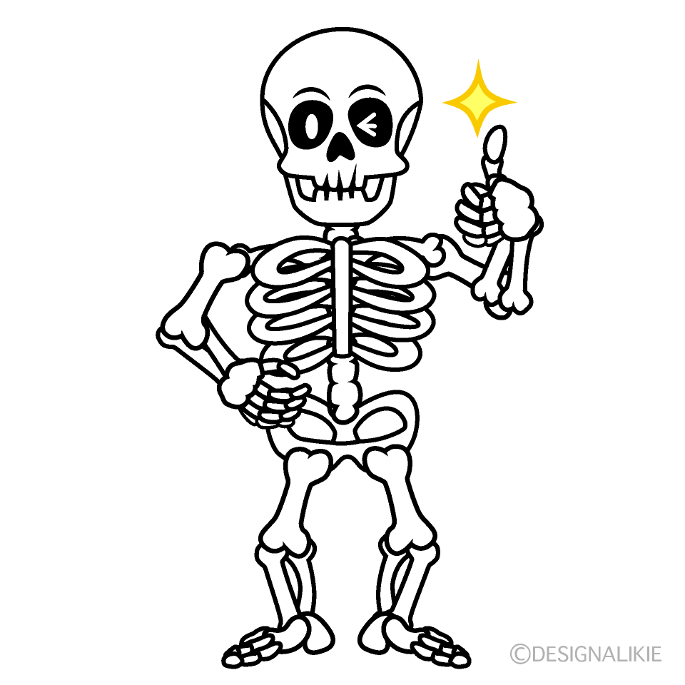 Thumbs up Skeleton