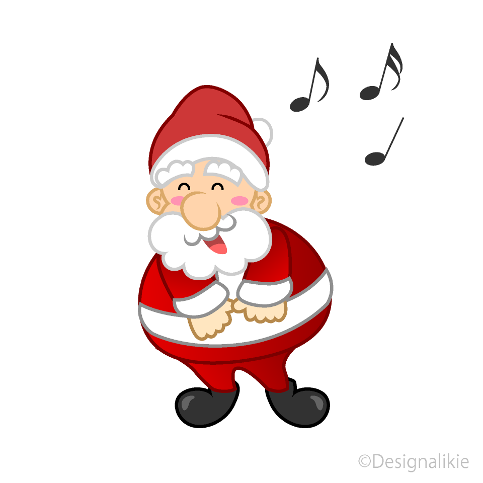 Santa cantando