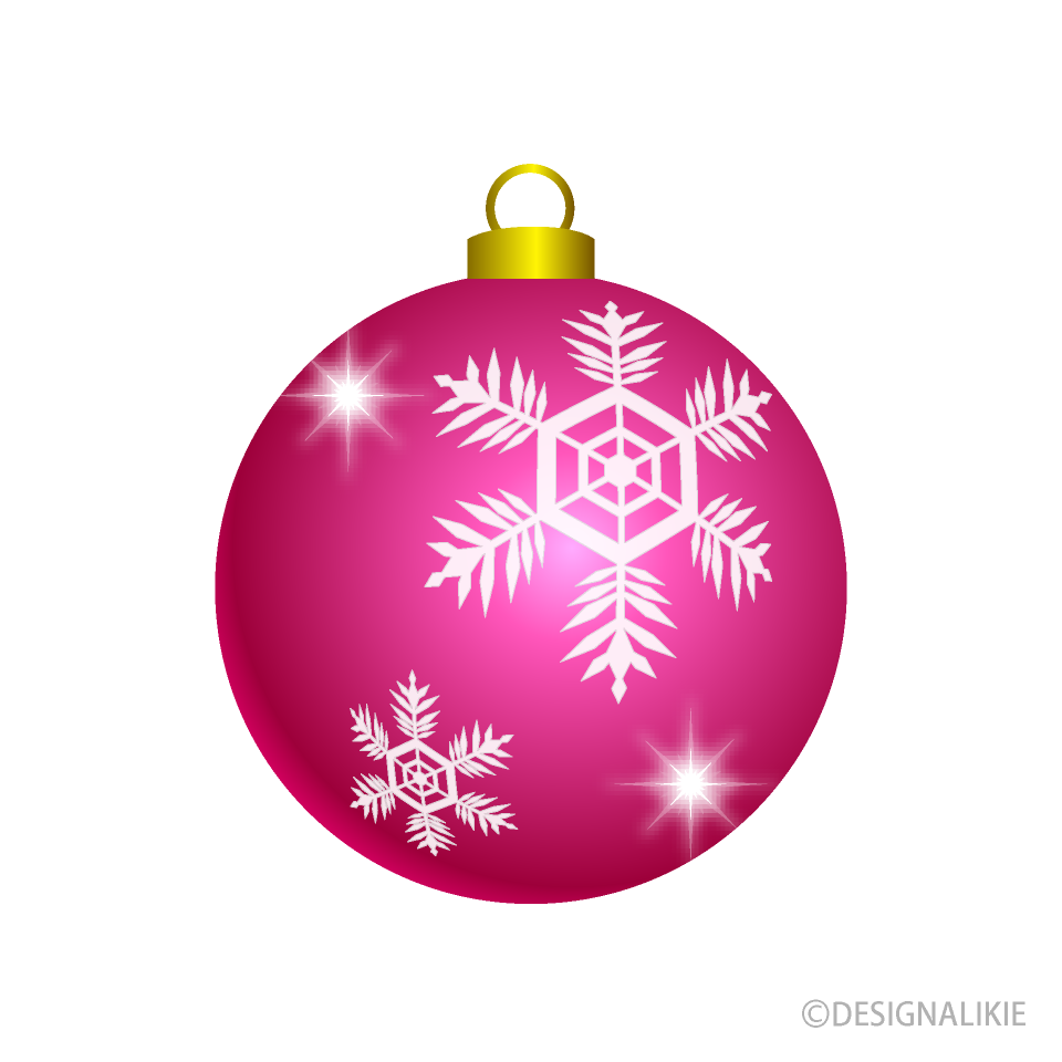 Pink Christmas Ornament