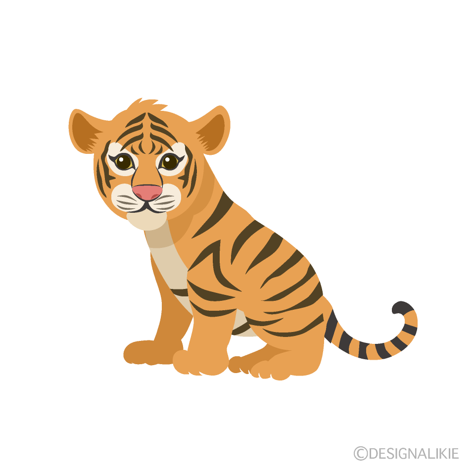 Sitting Child Tiger