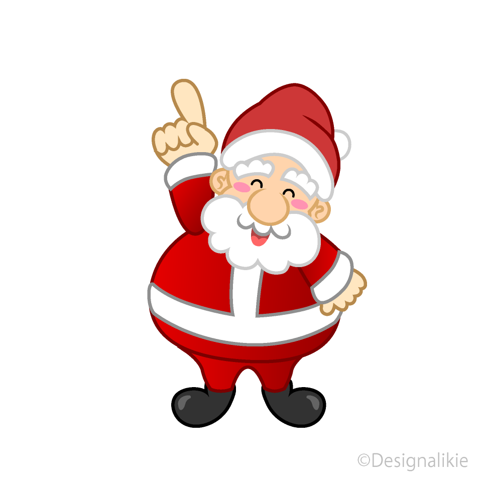 Señalando a Santa