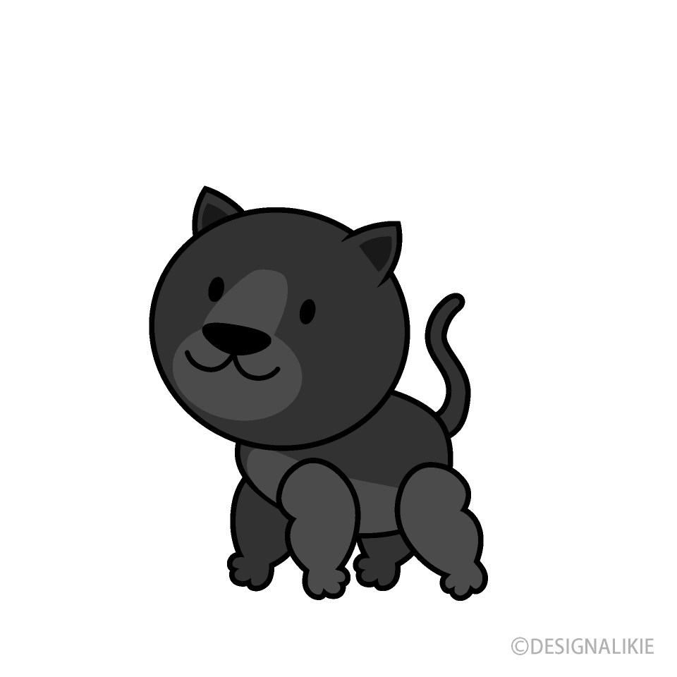 Cute Black Leopard