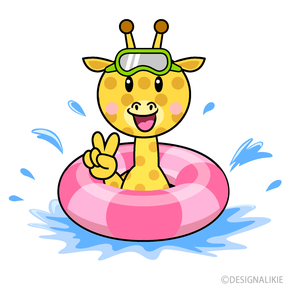 Giraffe in the Sea
