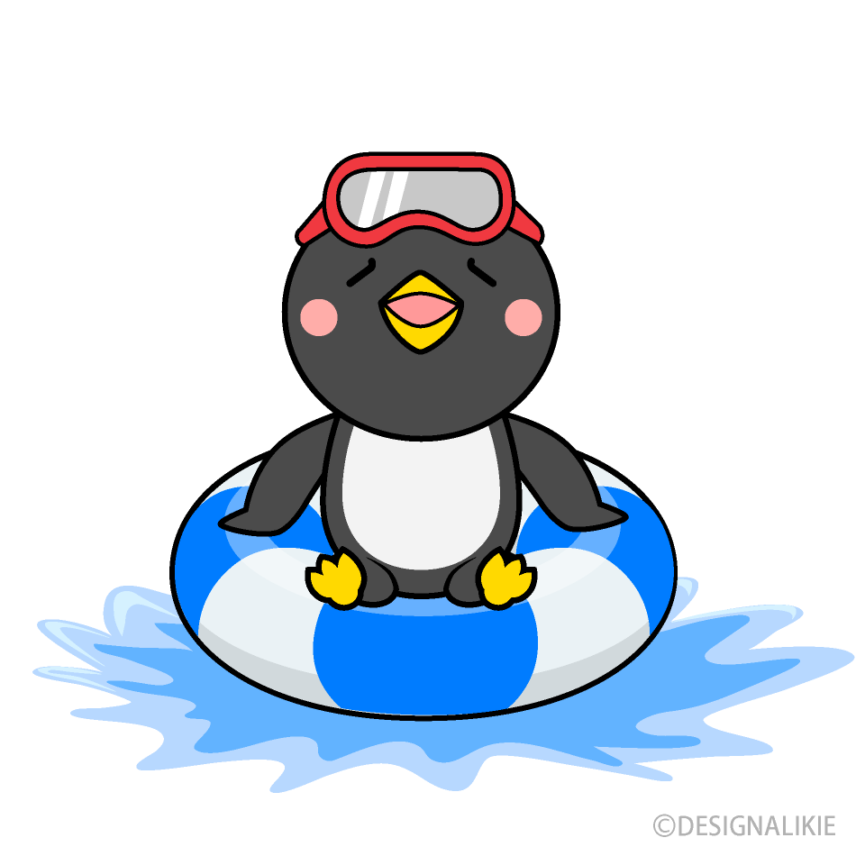 Penguin in the Sea