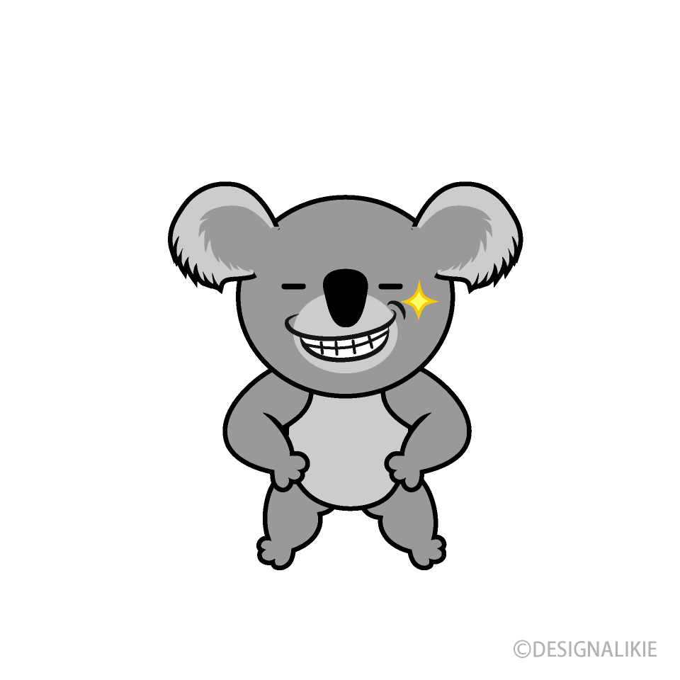 Grinning Koala