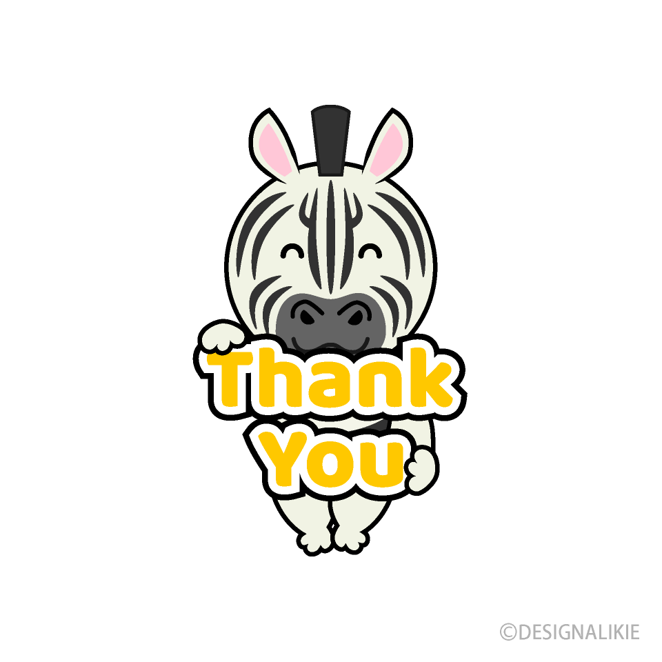 Thank You Zebra